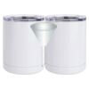 10 oz. White Stainless Steel Short Tumbler Thumbnail