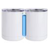 10 oz. White Stainless Steel Short Tumbler Thumbnail