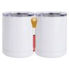 10 oz. White Stainless Steel Short Tumbler Thumbnail