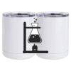 10 oz. White Stainless Steel Short Tumbler Thumbnail