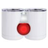 10 oz. White Stainless Steel Short Tumbler Thumbnail