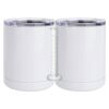 10 oz. White Stainless Steel Short Tumbler Thumbnail