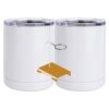 10 oz. White Stainless Steel Short Tumbler Thumbnail