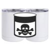 10 oz. White Stainless Steel Short Tumbler Thumbnail