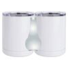 10 oz. White Stainless Steel Short Tumbler Thumbnail