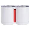 10 oz. White Stainless Steel Short Tumbler Thumbnail