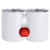 10 oz. White Stainless Steel Short Tumbler Thumbnail