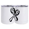 10 oz. White Stainless Steel Short Tumbler Thumbnail