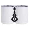 10 oz. White Stainless Steel Short Tumbler Thumbnail