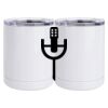 10 oz. White Stainless Steel Short Tumbler Thumbnail