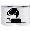 10 oz. White Stainless Steel Short Tumbler Thumbnail