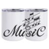 10 oz. White Stainless Steel Short Tumbler Thumbnail