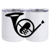 10 oz. White Stainless Steel Short Tumbler Thumbnail