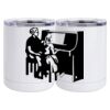 10 oz. White Stainless Steel Short Tumbler Thumbnail