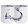 10 oz. White Stainless Steel Short Tumbler Thumbnail