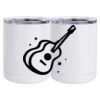 10 oz. White Stainless Steel Short Tumbler Thumbnail