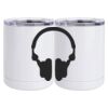 10 oz. White Stainless Steel Short Tumbler Thumbnail