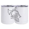 10 oz. White Stainless Steel Short Tumbler Thumbnail
