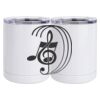 10 oz. White Stainless Steel Short Tumbler Thumbnail