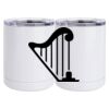 10 oz. White Stainless Steel Short Tumbler Thumbnail