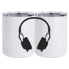 10 oz. White Stainless Steel Short Tumbler Thumbnail
