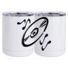 10 oz. White Stainless Steel Short Tumbler Thumbnail