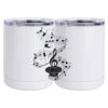 10 oz. White Stainless Steel Short Tumbler Thumbnail