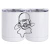 10 oz. White Stainless Steel Short Tumbler Thumbnail