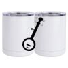 10 oz. White Stainless Steel Short Tumbler Thumbnail