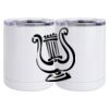10 oz. White Stainless Steel Short Tumbler Thumbnail