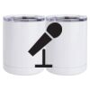 10 oz. White Stainless Steel Short Tumbler Thumbnail