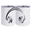 10 oz. White Stainless Steel Short Tumbler Thumbnail