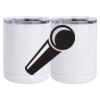 10 oz. White Stainless Steel Short Tumbler Thumbnail