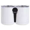 10 oz. White Stainless Steel Short Tumbler Thumbnail