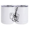 10 oz. White Stainless Steel Short Tumbler Thumbnail