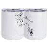 10 oz. White Stainless Steel Short Tumbler Thumbnail