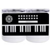 10 oz. White Stainless Steel Short Tumbler Thumbnail