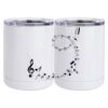 10 oz. White Stainless Steel Short Tumbler Thumbnail
