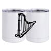 10 oz. White Stainless Steel Short Tumbler Thumbnail
