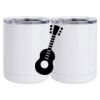 10 oz. White Stainless Steel Short Tumbler Thumbnail