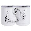 10 oz. White Stainless Steel Short Tumbler Thumbnail
