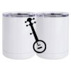 10 oz. White Stainless Steel Short Tumbler Thumbnail