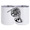 10 oz. White Stainless Steel Short Tumbler Thumbnail