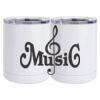 10 oz. White Stainless Steel Short Tumbler Thumbnail