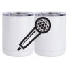 10 oz. White Stainless Steel Short Tumbler Thumbnail