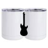 10 oz. White Stainless Steel Short Tumbler Thumbnail