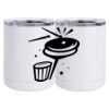10 oz. White Stainless Steel Short Tumbler Thumbnail