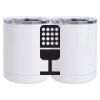 10 oz. White Stainless Steel Short Tumbler Thumbnail