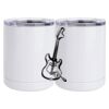 10 oz. White Stainless Steel Short Tumbler Thumbnail