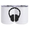 10 oz. White Stainless Steel Short Tumbler Thumbnail